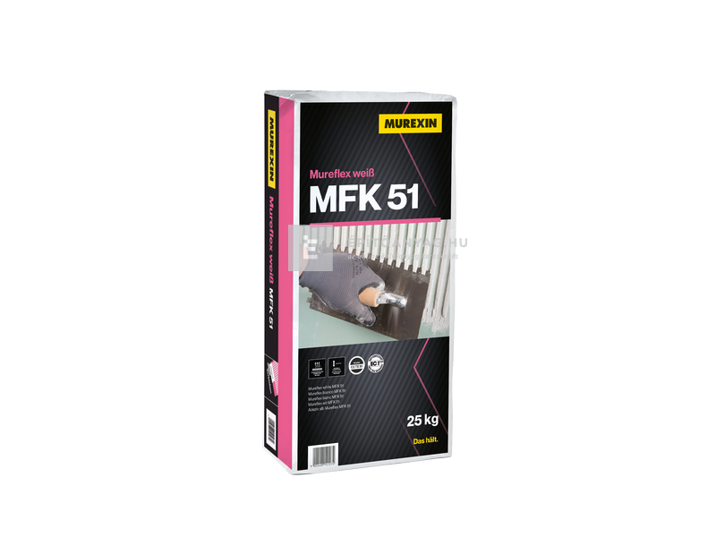 Murexin MFK 51 Mureflex S1 ragasztóhabarcs fehér 25 kg