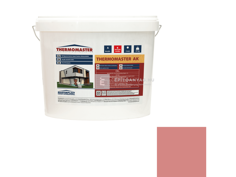 MP ThermomasterAkril vékonyvakolat, kapart 2 mm 21-D, 25kg