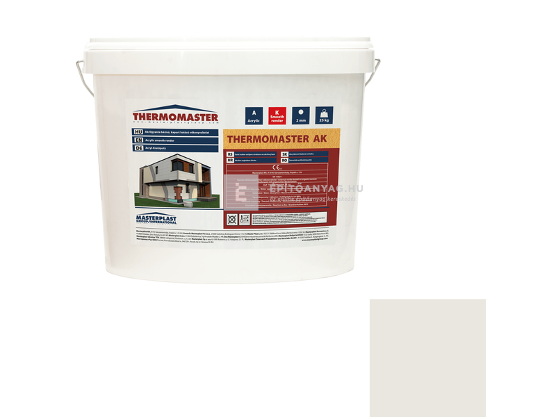 MP Thermomaster Akril vékonyvakolat, kapart 2 mm 45-F, 25kg
