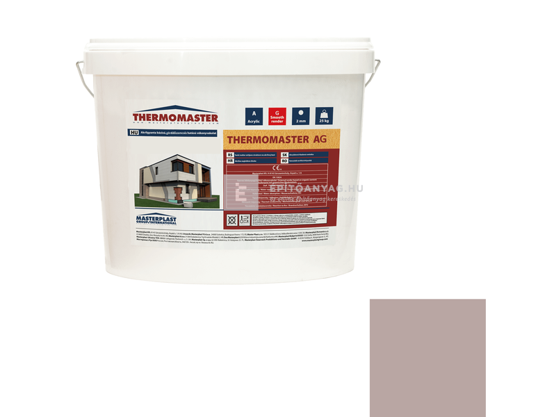 MP Thermomaster Akril vékonyvakolat, gördülőszemcsés 2 mm 18-D, 25kg