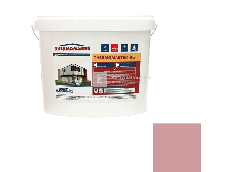 MP Thermomaster Akril vékonyvakolat, gördülőszemcsés 2 mm 25-D, 25kg