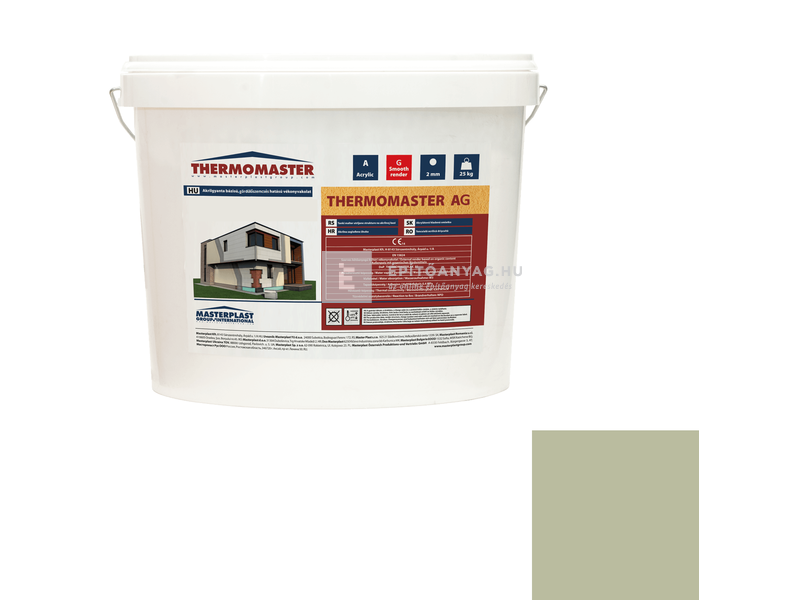 MP Thermomaster Akril vékonyvakolat, gördülőszemcsés 2 mm 42-C, 25kg