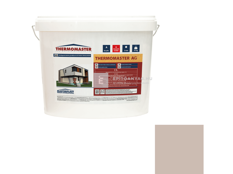 MP Thermomaster Akril vékonyvakolat, gördülőszemcsés 2 mm 44-D, 25kg