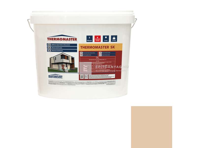 MP Thermomaster Szilikon vékonyvakolat, kapart 2 mm 47-D, 25kg