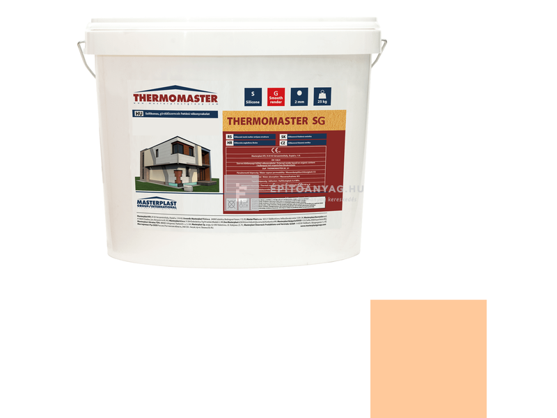 MP Thermomaster Szilikon vékonyvakolat, gördülőszemcsés 2 mm 07-D, 25kg