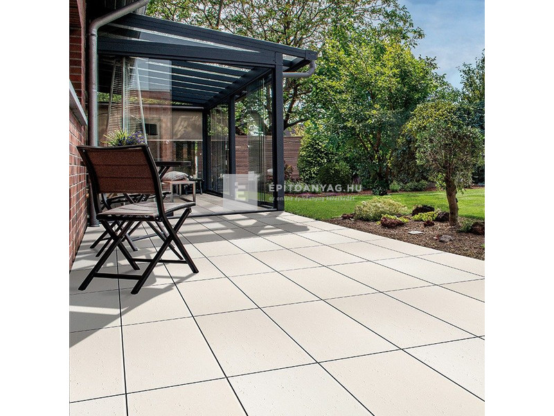 Semmelrock Carat Vertino Járólap, krémfehér 80x40x4,2 cm