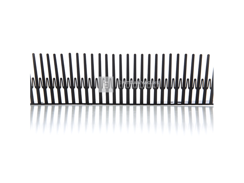 Ereszlezáró fésű fekete 1 m