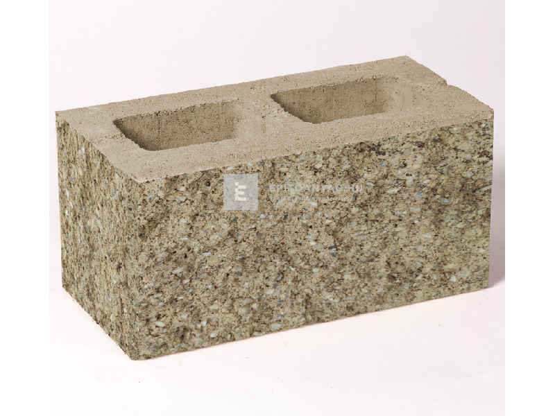 Leier Architektúra Kerítéskő normálkő beige-barna 40x20x20 cm (40 db/rkl)