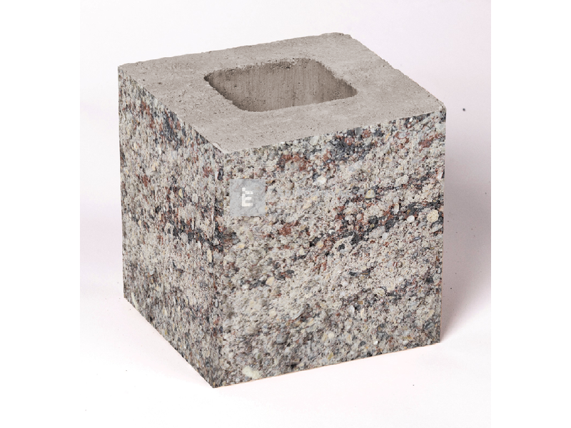 Leier Architektúra Kerítéskő félkő kagylóhéj 20x20x20 cm