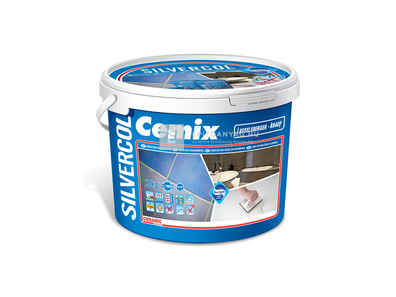 Cemix SilverCol fugázó 2-15 mm fehér 2 kg