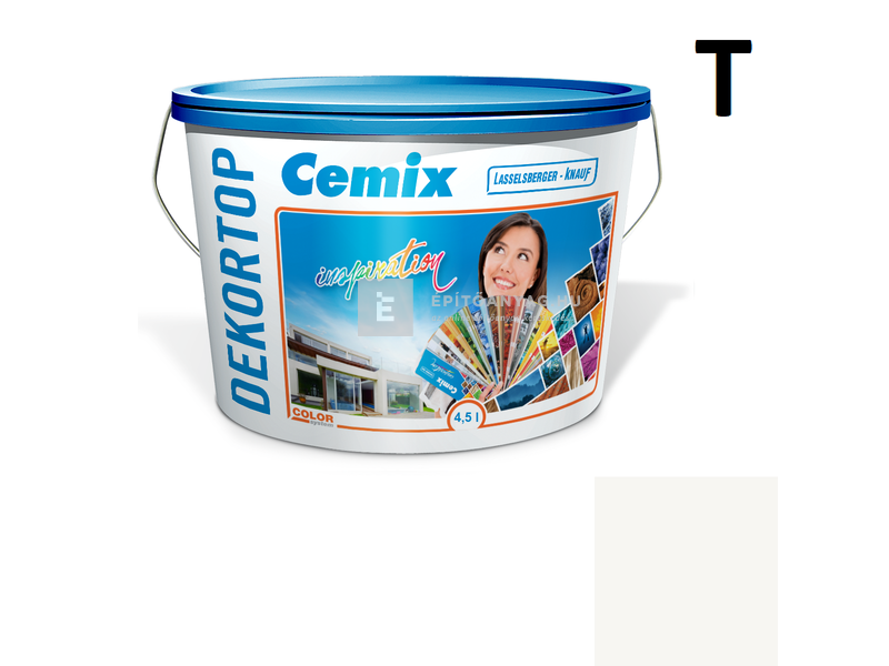 Cemix-LB-Knauf DekorTop Homlokzatfesték 4000 white 4,5 l