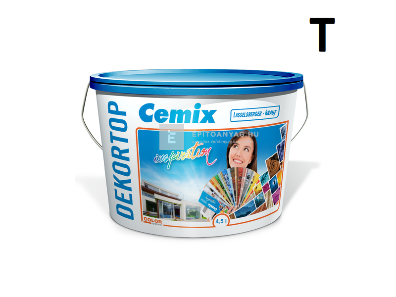 Cemix-LB-Knauf DekorTop Homlokzatfesték 4001 white 4,5 l