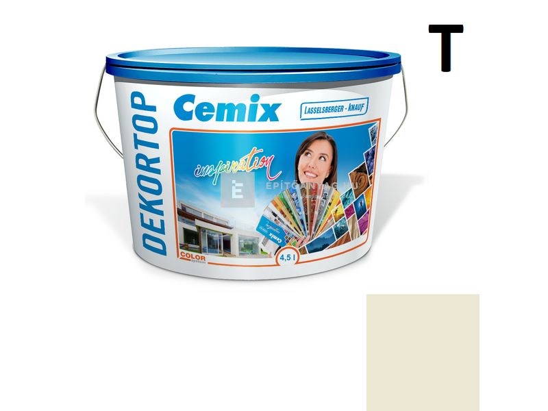 Cemix-LB-Knauf DekorTop Homlokzatfesték 4201 cream 4,5 l