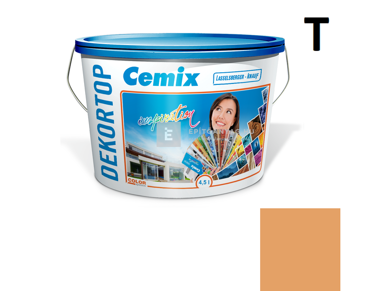 Cemix-LB-Knauf DekorTop Homlokzatfesték 4339 orange 4,5 l