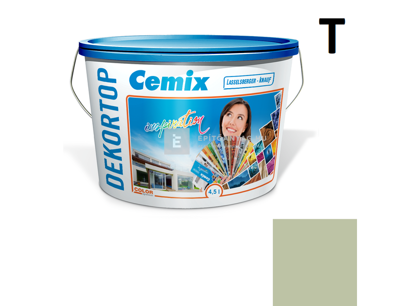 Cemix-LB-Knauf DekorTop Homlokzatfesték 4515 green 4,5 l