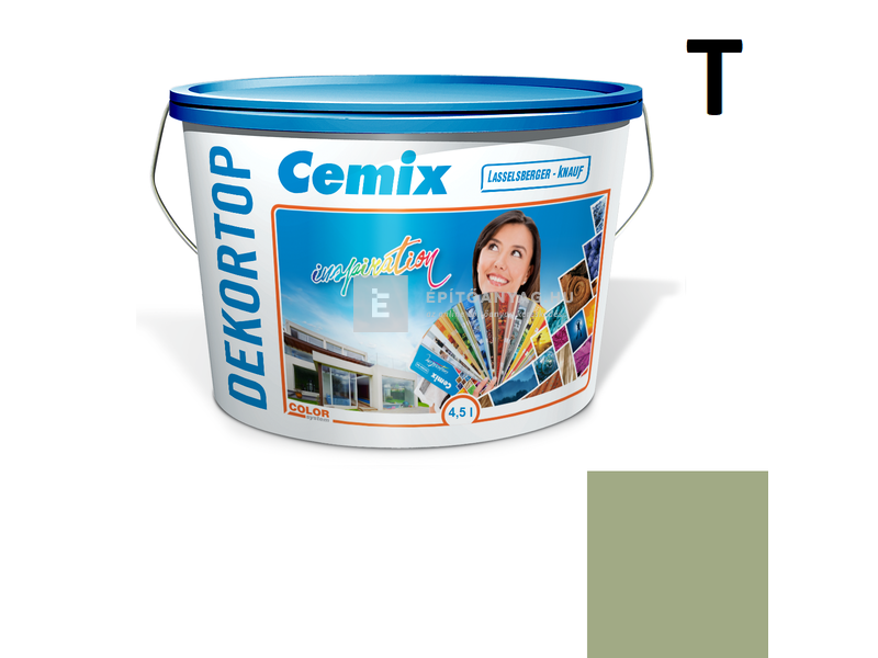 Cemix-LB-Knauf DekorTop Homlokzatfesték 4519 green 4,5 l