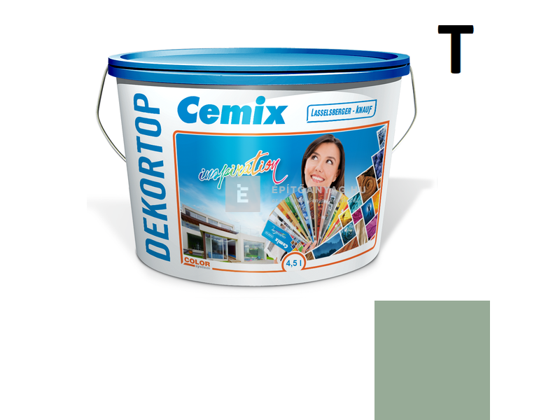 Cemix-LB-Knauf DekorTop Homlokzatfesték 4529 green 4,5 l