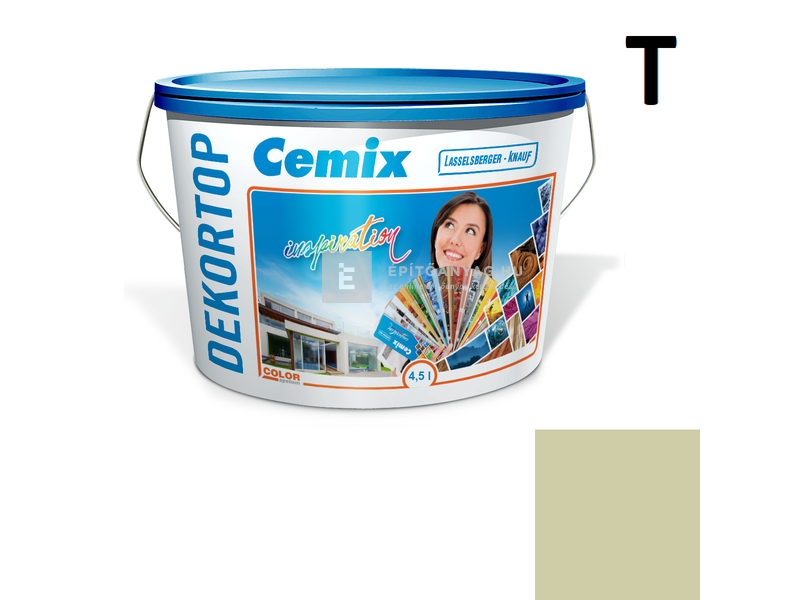 Cemix-LB-Knauf DekorTop Homlokzatfesték 4545 green 4,5 l