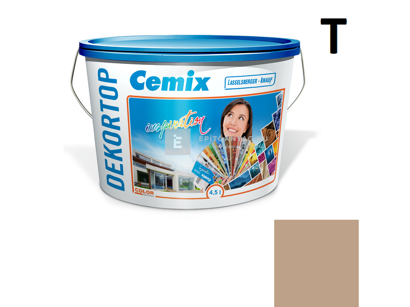 Cemix-LB-Knauf DekorTop Homlokzatfesték 4915 brown 4,5 l