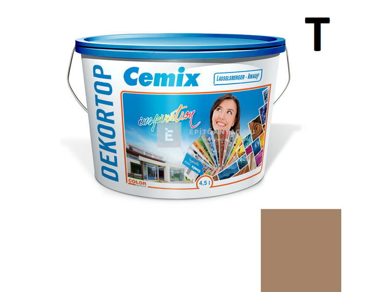 Cemix-LB-Knauf DekorTop Homlokzatfesték 4917 brown 4,5 l