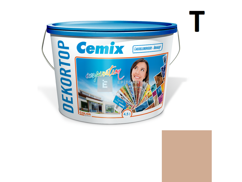 Cemix-LB-Knauf DekorTop Homlokzatfesték 4925 brown 4,5 l