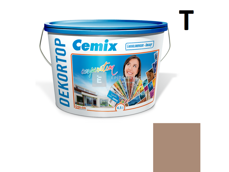 Cemix-LB-Knauf DekorTop Homlokzatfesték 4927 brown 4,5 l