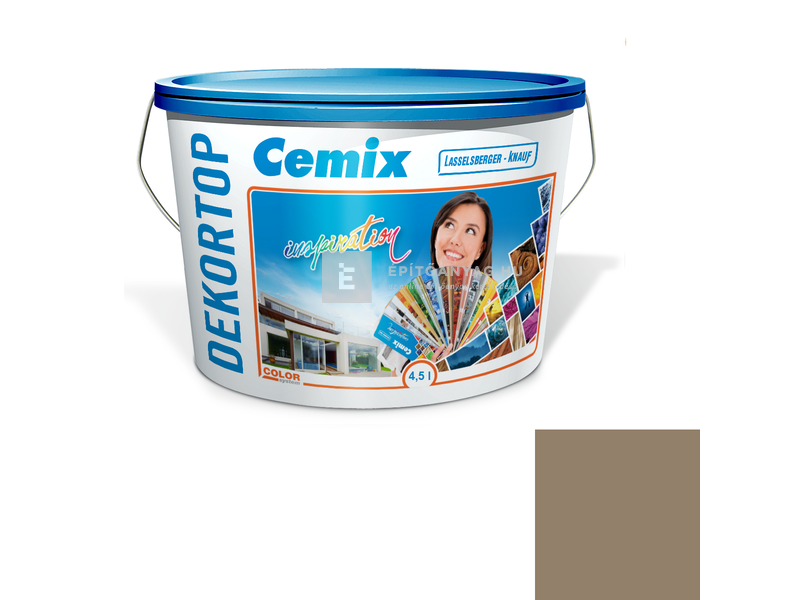 Cemix-LB-Knauf DekorTop Homlokzatfesték 4987 brown 4,5 l