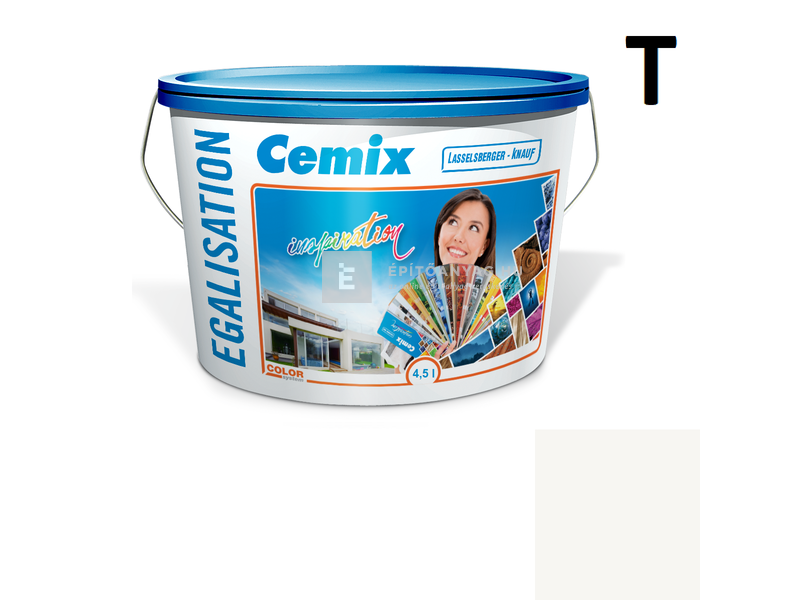 Cemix-LB-Knauf Egalisation Homlokzatfesték 4000 white 4,5 l