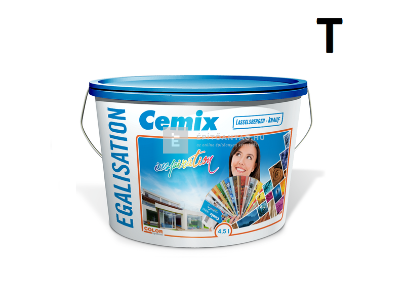 Cemix-LB-Knauf Egalisation Homlokzatfesték 4001 white 4,5 l