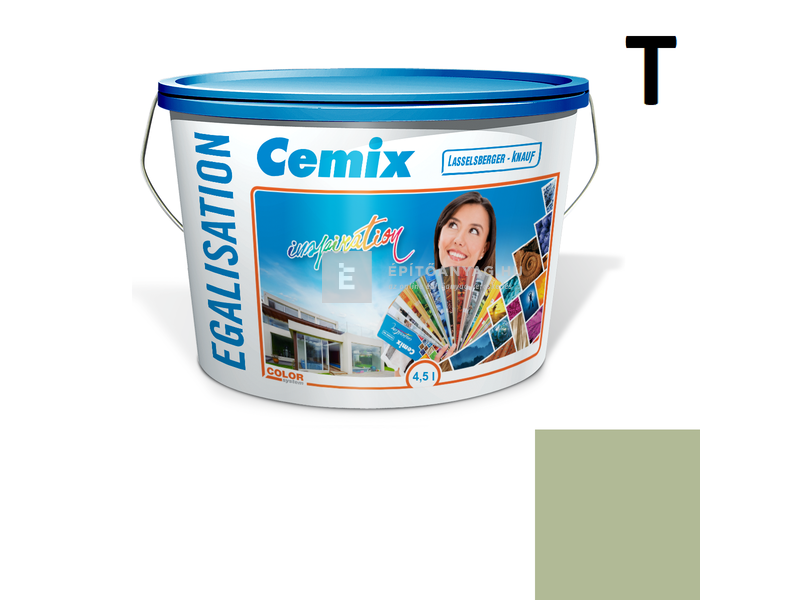 Cemix-LB-Knauf Egalisation Homlokzatfesték 4517 green 4,5 l