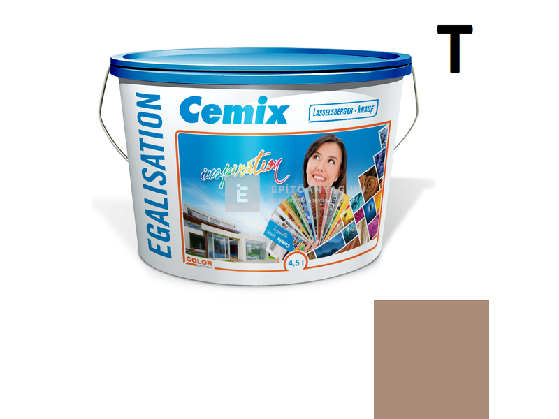 Cemix-LB-Knauf Egalisation Homlokzatfesték 4927 brown 4,5 l