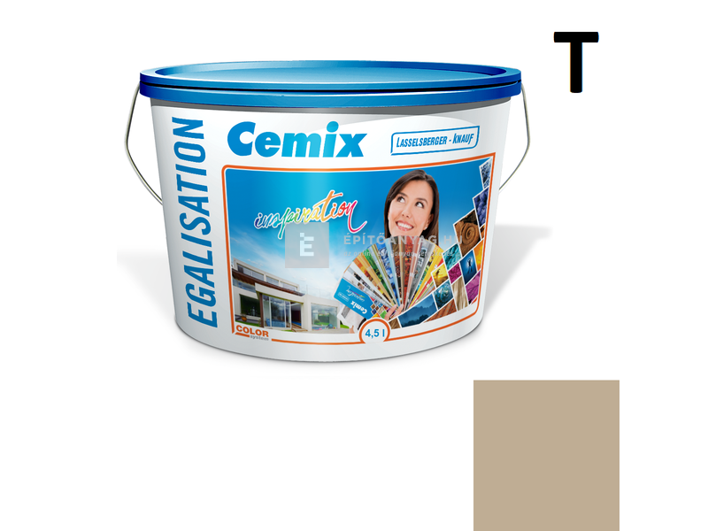 Cemix-LB-Knauf Egalisation Homlokzatfesték 4937 brown 4,5 l