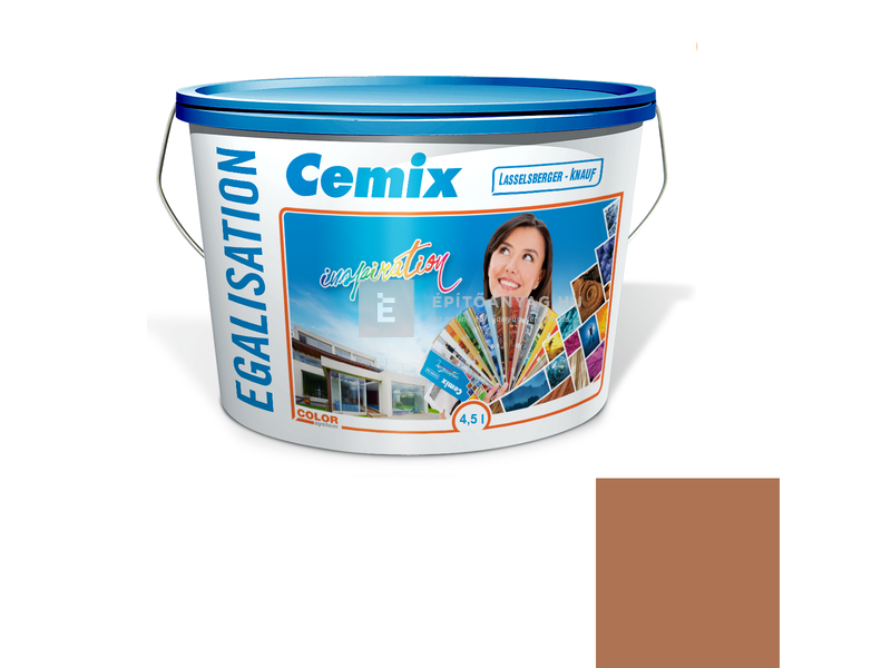 Cemix-LB-Knauf Egalisation Homlokzatfesték 4969 brown 4,5 l
