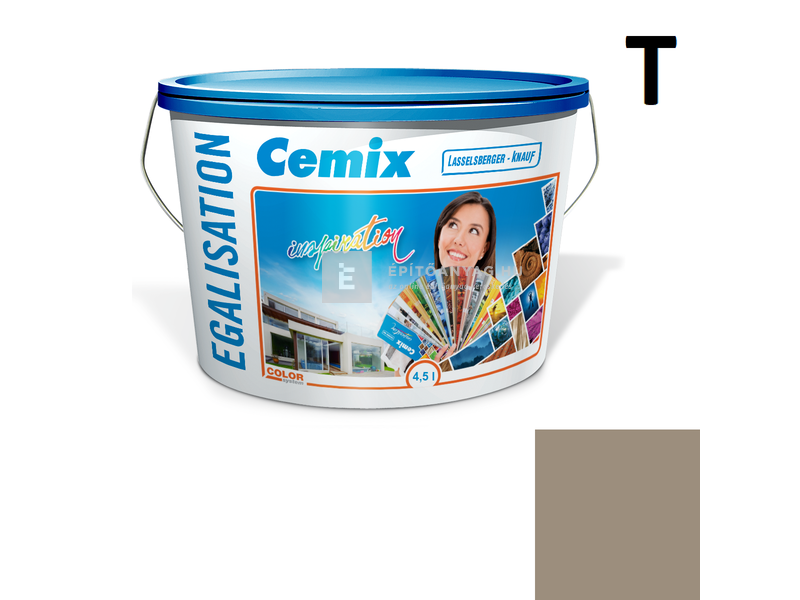 Cemix-LB-Knauf Egalisation Homlokzatfesték 4979 brown 4,5 l