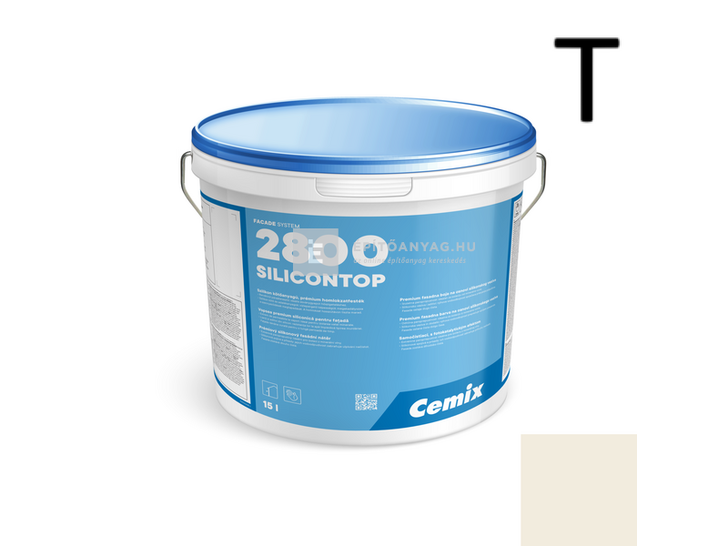 Cemix-LB-Knauf SiliconTop Homlokzatfesték 4000 white 4,5 l