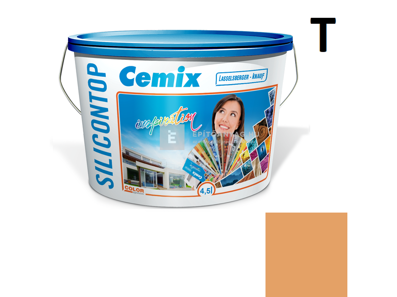 Cemix-LB-Knauf SiliconTop Homlokzatfesték 4339 orange 4,5 l