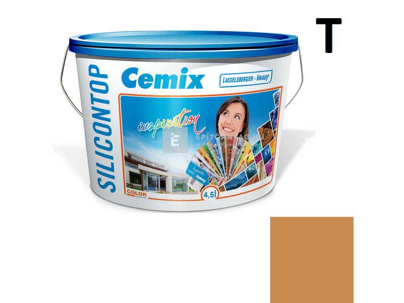 Cemix-LB-Knauf SiliconTop Homlokzatfesték 4369 orange 4,5 l