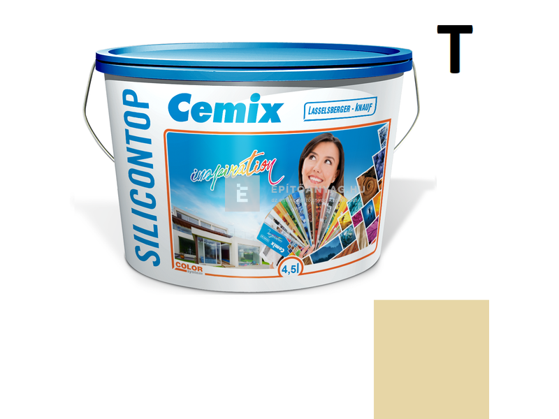 Cemix-LB-Knauf SiliconTop Homlokzatfesték 4373 orange 4,5 l