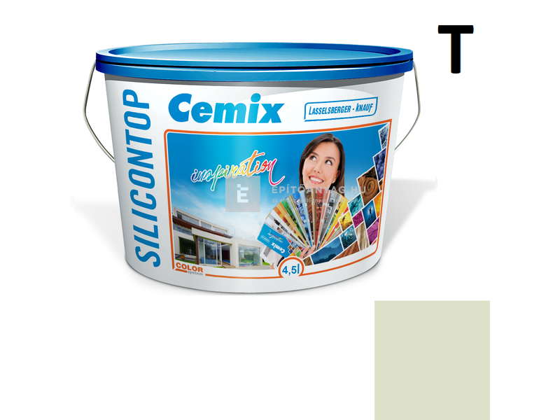Cemix-LB-Knauf SiliconTop Homlokzatfesték 4511 green 4,5 l