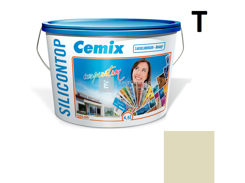 Cemix-LB-Knauf SiliconTop Homlokzatfesték 4543 green 4,5 l