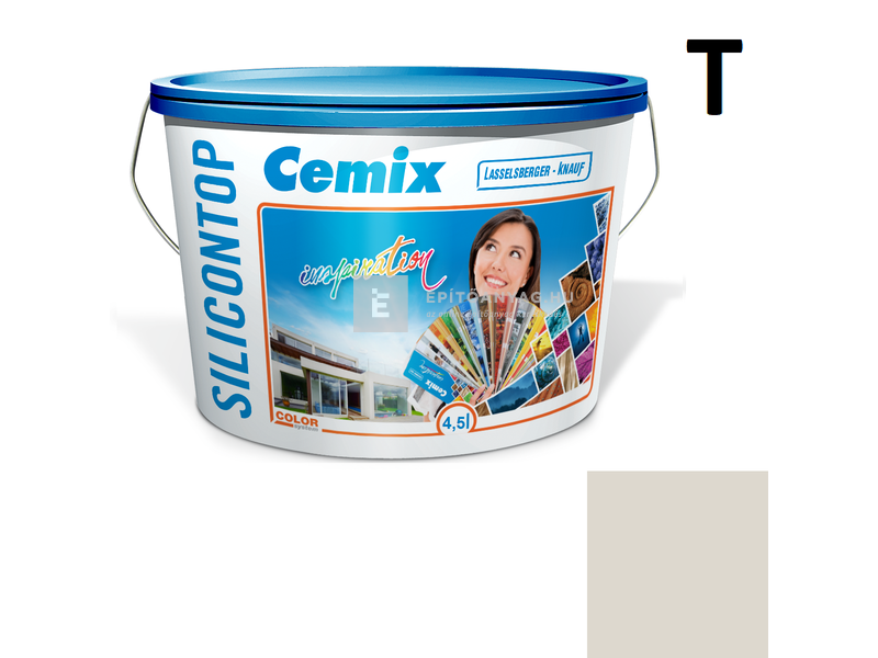 Cemix-LB-Knauf SiliconTop Homlokzatfesték 4551 green 4,5 l