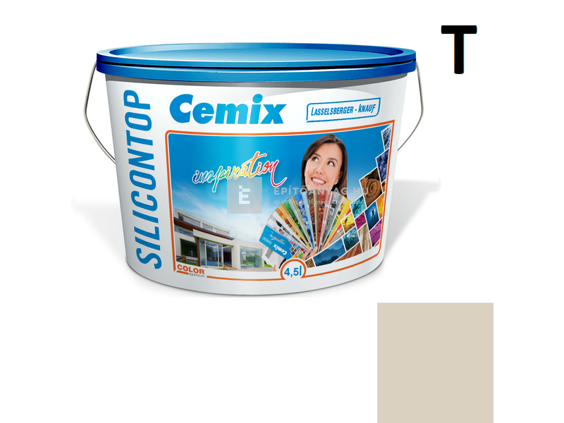 Cemix-LB-Knauf SiliconTop Homlokzatfesték 4553 green 4,5 l