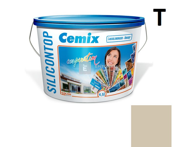 Cemix-LB-Knauf SiliconTop Homlokzatfesték 4555 green 4,5 l