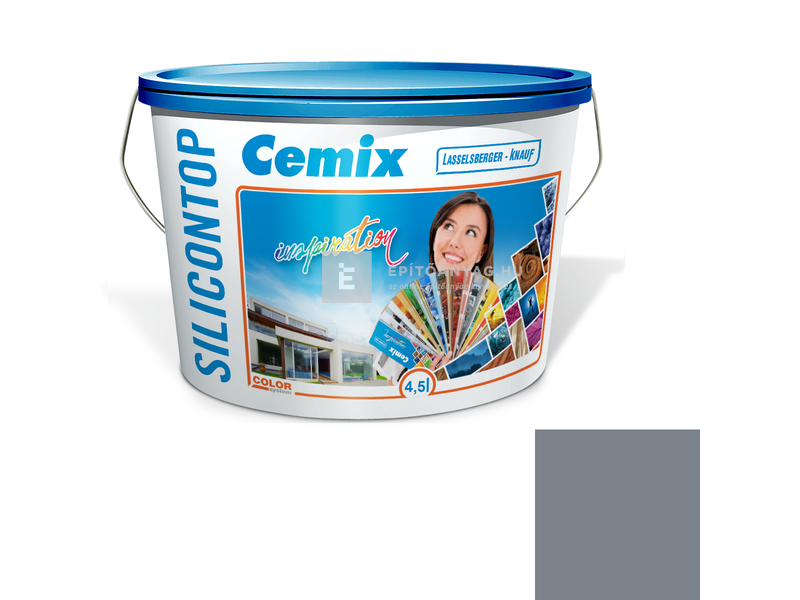 Cemix-LB-Knauf SiliconTop Homlokzatfesték 4767 blue 4,5 l
