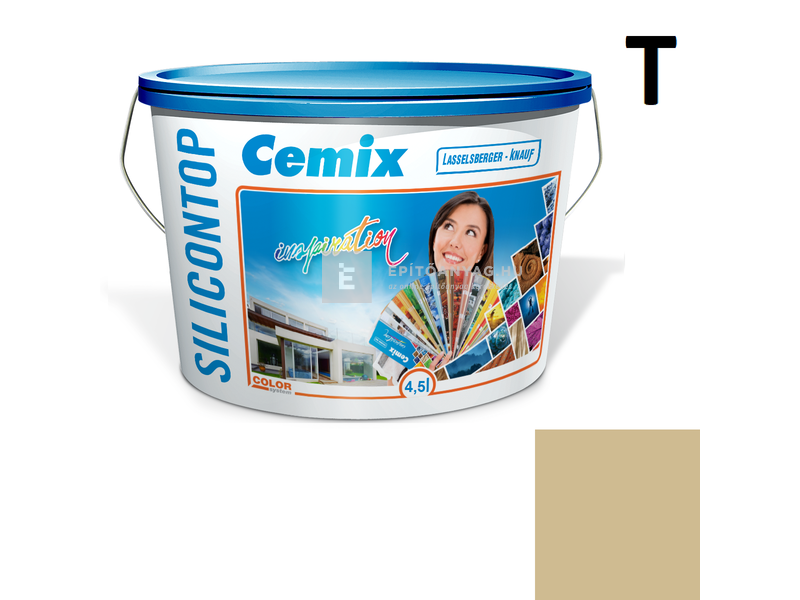 Cemix-LB-Knauf SiliconTop Homlokzatfesték 4957 brown 4,5 l