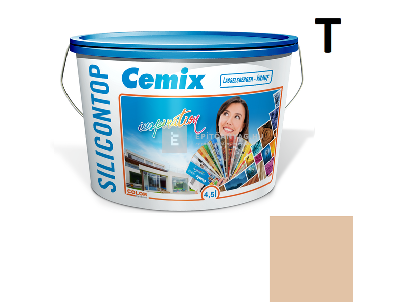 Cemix-LB-Knauf SiliconTop Homlokzatfesték 4961 brown 4,5 l