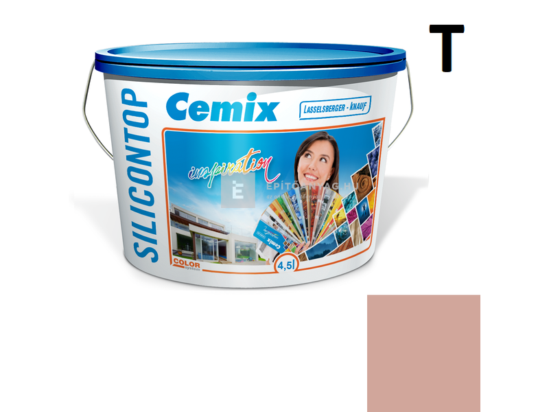 Cemix-LB-Knauf SiliconTop Homlokzatfesték 5125 rusty 4,5 l