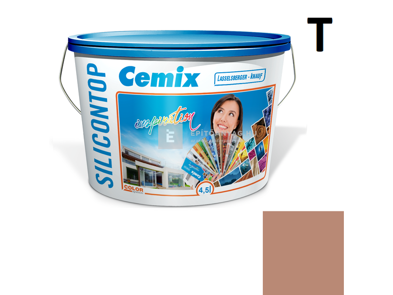 Cemix-LB-Knauf SiliconTop Homlokzatfesték 5137 rusty 4,5 l