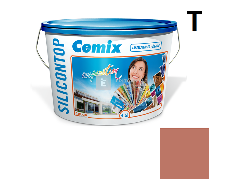 Cemix-LB-Knauf SiliconTop Homlokzatfesték 5139 rusty 4,5 l