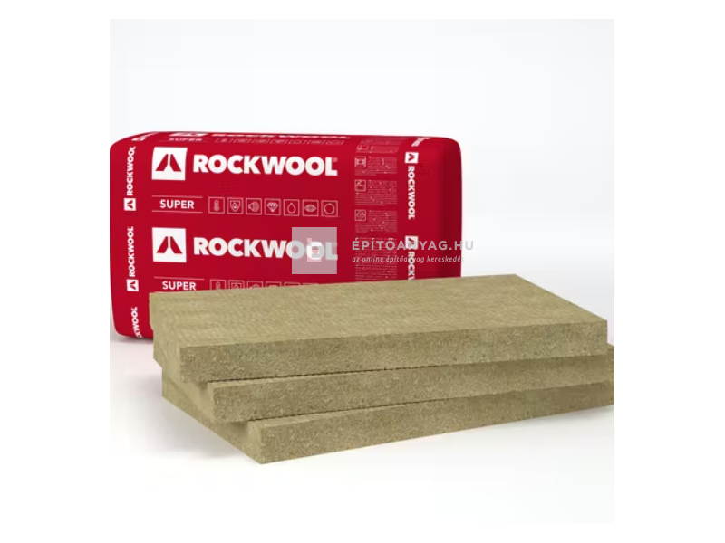 Rockwool Airrock LD Super Kőzetgyapot hőszigetelő lemez 1000x600x40 mm